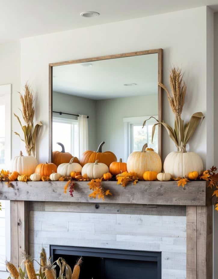 34 Fall Mantel Decorating Ideas for Cozy Vibes: Transform Your Fireplace into an Autumn Haven
