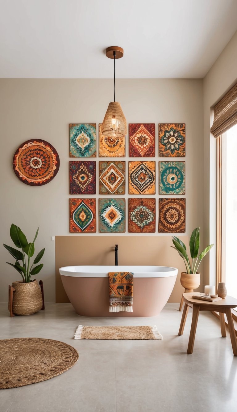 19 Boho Bathroom Ideas for an Eclectic Vibe