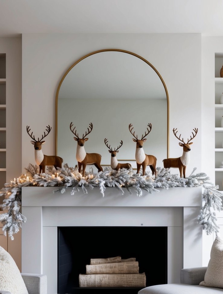 22 Winter Mantel Decor Ideas for Cozy Elegance: Warm Up Your Home with Festive Charm
