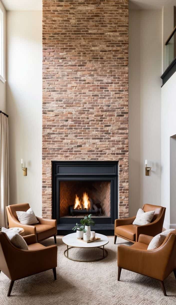 21 Floor-to-Ceiling Fireplace Ideas for Dramatic Impact: Transform Your Living Space with Stunning Designs