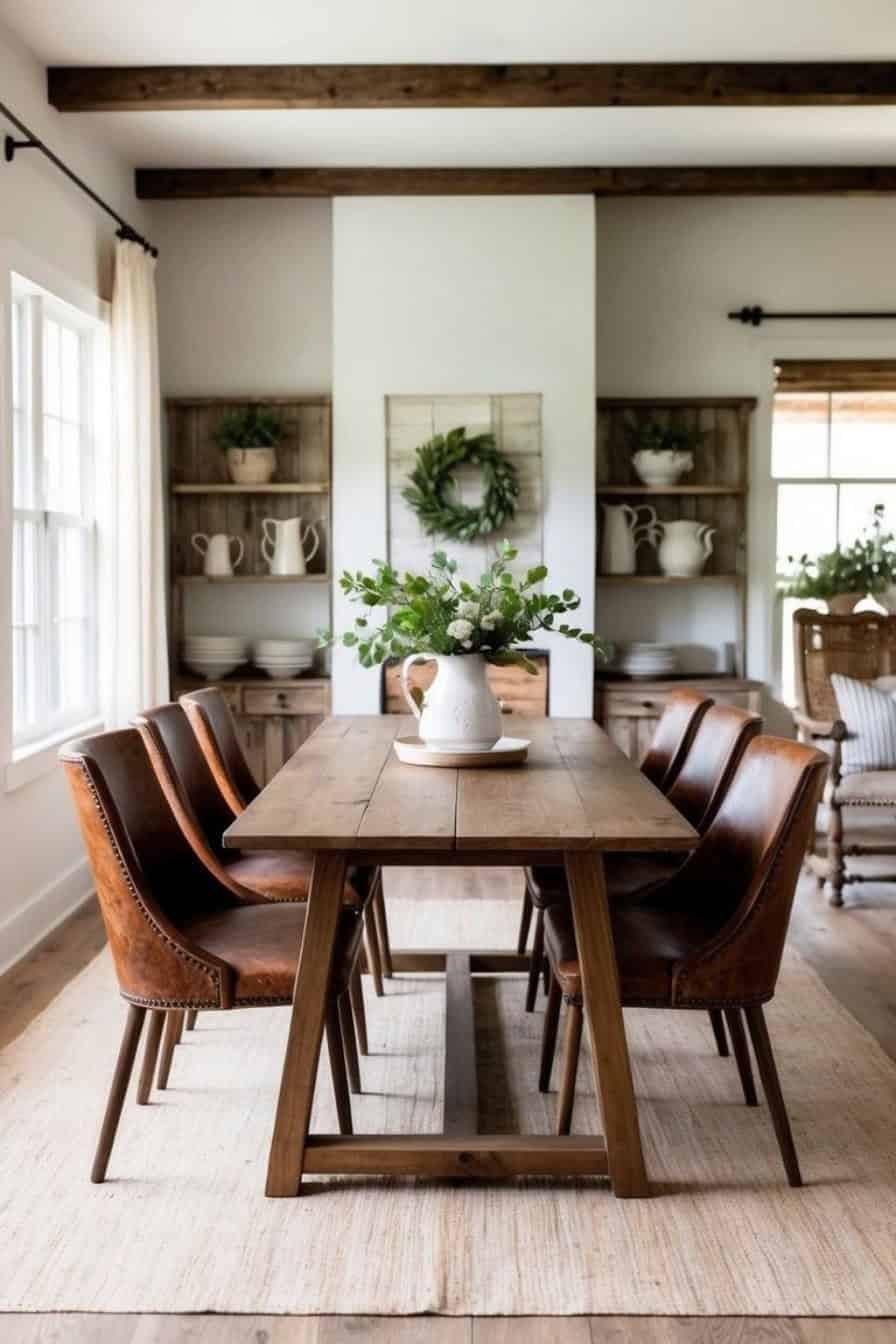 17 Farmhouse Dining Room Ideas for Rustic Charm: Cozy Ways to Create Country Kitchen Magic